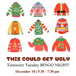 Ugly Sweater Bingo!!